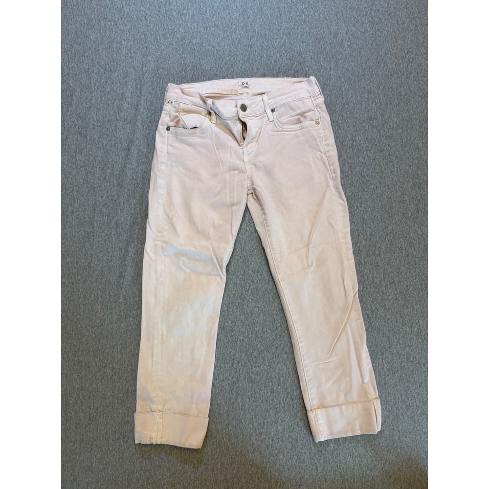 Citizens of Humanity Dani Cropped Straight Leg Jeans Pink 1386-133 Size 27